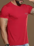 Camiseta Masculina Gola O Sofisticada e Casual Pit Bull Jeans
