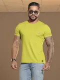 Camiseta Masculina Gola O Sofisticada e Casual Pit Bull Jeans