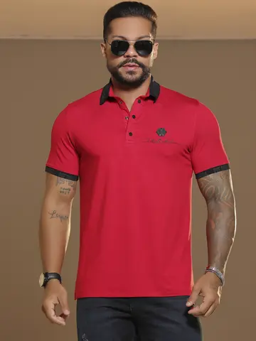 Polo Masculina Elegante e Refinada com Modelagem Ajustada Pit Bull Jeans
