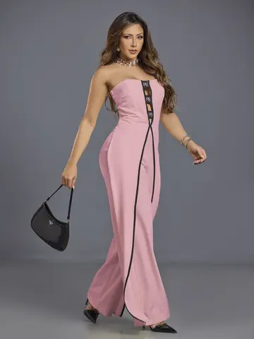 Macacão Elegante e Sofisticado Empório Pit Bull com Silhueta Realçadora