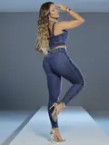 Calça Skinny Modeladora com Lateral Personalizada Pit Bull Jeans