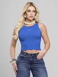 Regata Feminina Modeladora Pit Bull Jeans Leve e Confortável