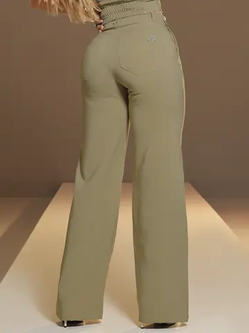 Calça Pantalona Alfaiataria Pit Bull Jeans Elegante e Sofisticada