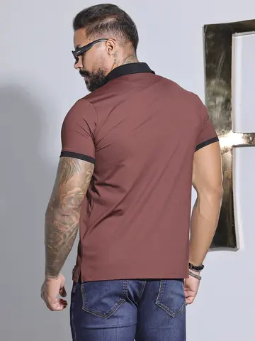 Polo Masculina Pit Bull Jeans Sofisticada e Estilosa com Detalhes em Relevo
