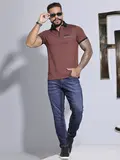 Polo Masculina Pit Bull Jeans Sofisticada e Estilosa com Detalhes em Relevo