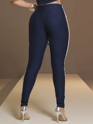 Calça Moletom Confortável e Elegante com Lateral Personalizada Pit Bull Jeans