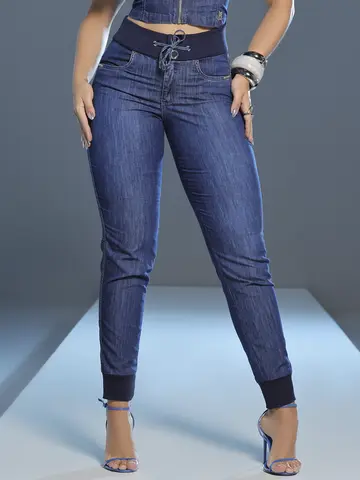 Calça Jogger Pit Bull Jeans Refinada e Moderna com Amarração