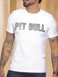 Camiseta Masculina Confortável e Estilosa com Relevo Metalizado Pit Bull Jeans