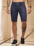 Bermuda Masculina Sofisticada e Estilosa com Elástico Lateral Pit Bull Jeans