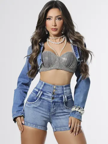 Short Cintura Perfeita Pit Bull Jeans que Valoriza as Curvas