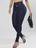 Calça Cintura Perfeita Lavado Escuro Modeladora e Sofisticada Pit Bull Jeans