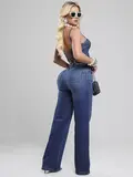 Calça Wide Leg Sofisticada Pit Bull Jeans Elegante e Confortável