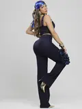 Calça Wide Leg Realça Curvas Pit Bull Jeans Elegante e Sofisticada