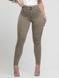 Calça Skinny Feminina Color Casual e Estilosa Pit Bull Jeans
