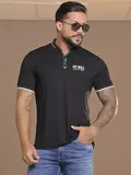 Polo Masculina Preta Sofisticada e Autêntica Pit Bull Jeans