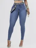 Calça Hot Pants Modeladora e Sofisticada com Cinto Pit Bull Jeans
