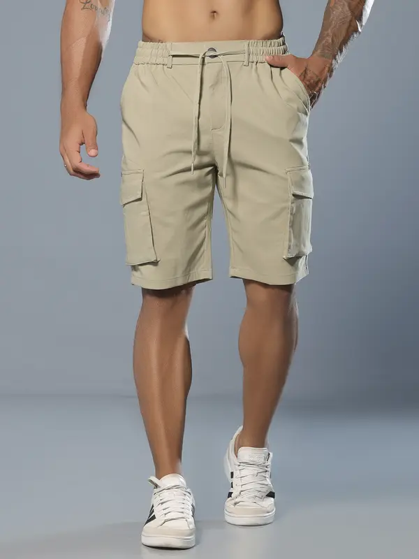 Bermuda Masculina Confortável e Casual com Bolsos Cargo Pit Bull Jeans