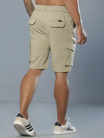 Bermuda Masculina Confortável e Casual com Bolsos Cargo Pit Bull Jeans