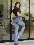 Calça Flare Pit Bull Jeans Confortável e Refinada com Caimento Ajustado
