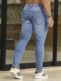 Calça Masculina Confortável e Casual com Lavado Médio Pit Bull Jeans