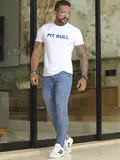 Calça Masculina Confortável e Casual com Lavado Médio Pit Bull Jeans