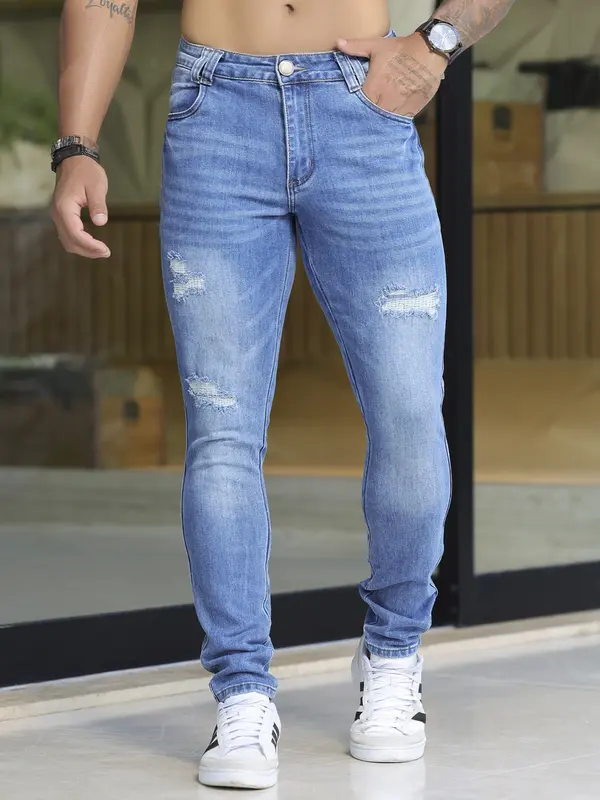 Calça Masculina Pit Bull Jeans Casual e Estilosa com Acabamento Premium