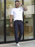 Calça Masculina Pit Bull Jeans Estilosa e Casual com Lavado Escuro
