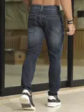 Calça Masculina Estilosa e Sofisticada com Detalhes Puídos Pit Bull Jeans