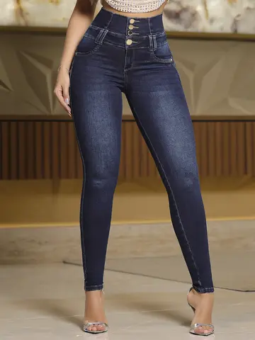 Calça Cintura Perfeita Estilosa com Caimento Ajustado Pit Bull Jeans
