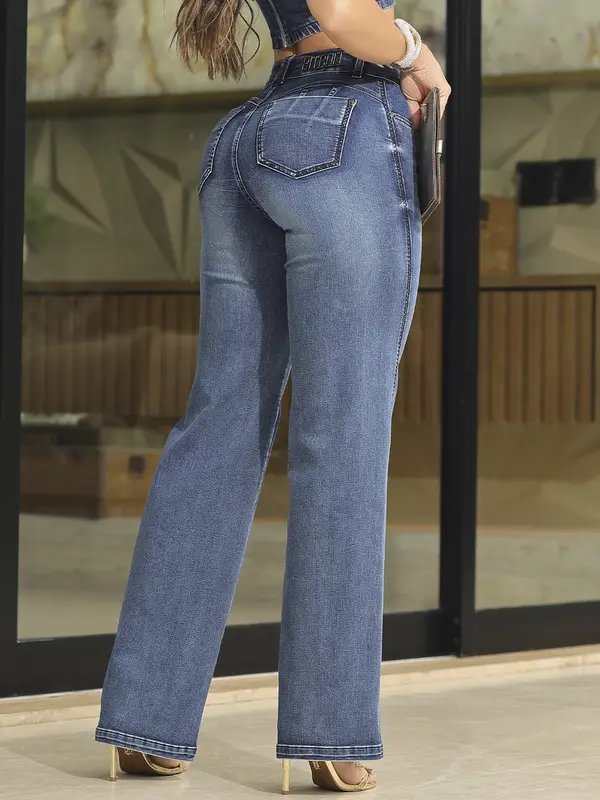 Calça Wide Leg Sofisticada e Confortável com Caimento Impecável Pit Bull Jeans