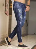 Calça Masculina Casual e Sofisticada com Estilo Destroyed Pit Bull Jeans