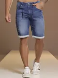 Bermuda Masculina Autêntica com Cordão de Amarração e Bordado Pit Bull Jeans