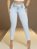 Calça Skinny Pit Bull Jeans Modeladora e Elegante com Detalhes Únicos