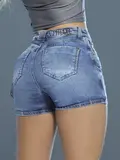 Short Saia Estiloso e Sofisticado com Toque Destroyed Pit Bull Jeans