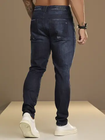 Calça Masculina Pit Bull Jeans Confortável e Estilosa com Detalhes em Puídos