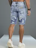 Bermuda Masculina Pit Bull Jeans Confortável e Sofisticada com Estilo Destroyed