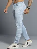 Calça Masculina Confortável e Versátil com Logomania Lateral Pit Bull Jeans