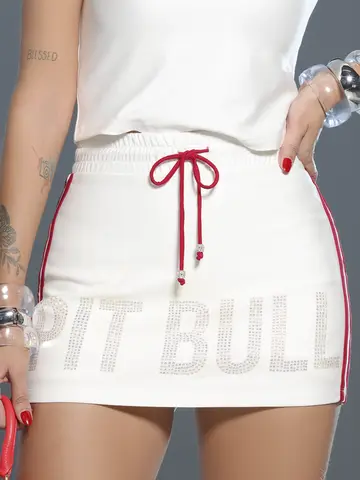 Short Saia Confortável e Estiloso com Detalhes Únicos Pit Bull Jeans