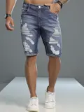 Bermuda Masculina Estilosa e Casual com Toque Destroyed Pit Bull Jeans