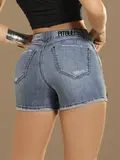 Short Saia Casual e Estiloso com Escrita Bordada Pit Bull Jeans