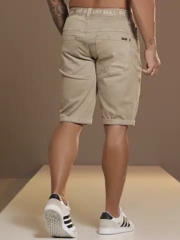 Bermuda Masculina Casual e Confortável com Cós Personalizado Pit Bull Jeans