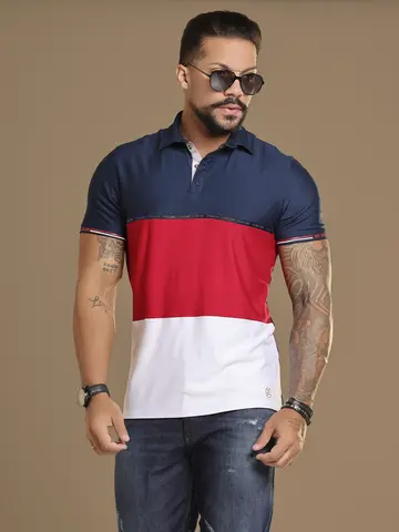 Polo Masculina Sofisticada e Refinada com Caimento Ajustado Pit Bull Jeans