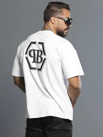 Camiseta Masculina Oversized Estilosa e Casual com Estampa Pit Bull Jeans