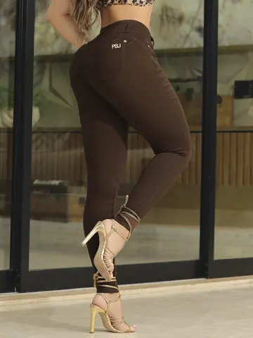 Calça Skinny Color com Caimento Estruturado Pit Bull Jeans