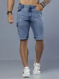 Bermuda Masculina Casual e Estilosa com Bolsos Cargo Pit Bull Jeans