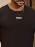 Camiseta Masculina Gola O Preta Estilosa e Casual Pit Bull Jeans