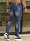 Calça Masculina Confortável e Estilosa com Detalhes Puídos Pit Bull Jeans
