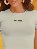 Cropped Manga Curta Casual e Refinado Empório Pit Bull