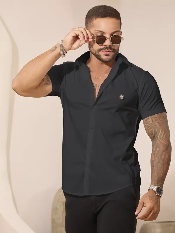 Camisa Masculina Gola Polo Elegante com Acabamento Sofisticado Pit Bull Jeans