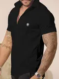 Camisa Masculina Gola Polo Elegante com Acabamento Sofisticado Pit Bull Jeans
